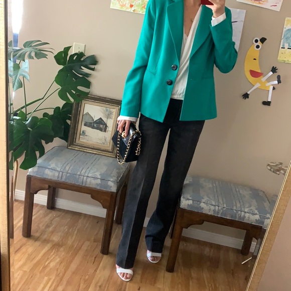 Evan Picone beautiful emeral deep green Blazers - Picture 8 of 9
